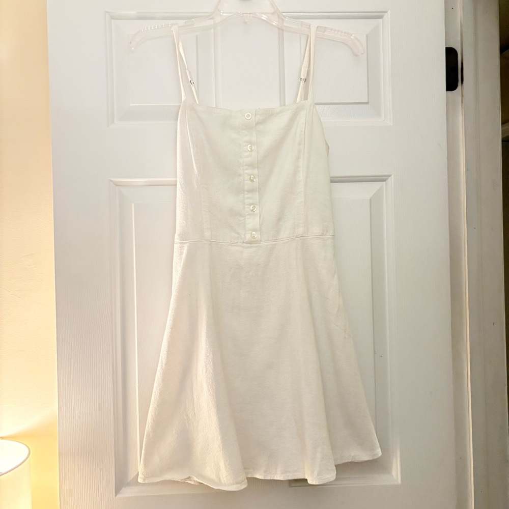 Hollister Cream Button-Front dress